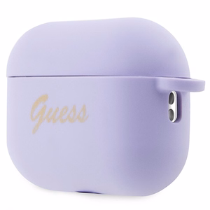 Guess GUAP2LSCHSU AirPods Pro 2 чехол фиолетовый/фиолетовый Silicone Charm Heart Collection