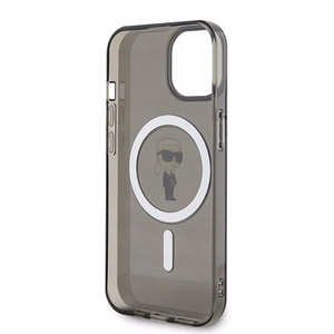 Karl Lagerfeld IML Ikonik MagSafe ümbris jaoks iPhone 15 - must