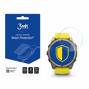 Hybrid Glass 3mk Watch Protection FlexibleGlass for Garmin Fenix ​​8 Solar/Sapphire 51mm