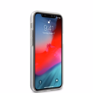 Guess GUHCP12SPCUCTLBK iPhone 12 mini 5.4" чёрный/чёрный жёсткий чехол Triangle Collection