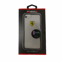 Ferrari kõvakott FEHCRFP7BK iPhone 7/8 /SE 2020 / SE 2022 läbipaistev/must