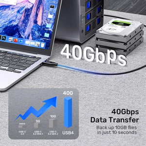 UNITEK USB-C 4.0 PD 100W 40 GBPS 8K 2M kaabel