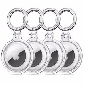 Tech-Protect Icon 4-pack Ümbris jaoks Apple AirTag - läbipaistev