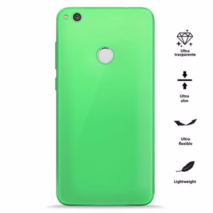 PURO 0.3 Nude ümbris seadmele Huawei P8 Lite (2017) / Honor 8 Lite, fluorestseeruv roheline