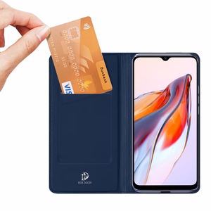 DUX DUCIS wallet ümbris SKIN PRO jaoks REDMI 12C sinine