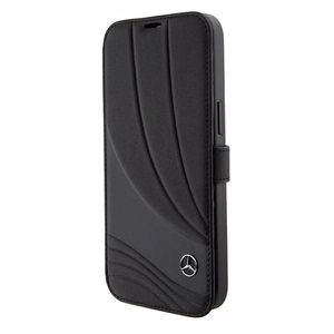 Mercedes Leather Wave Pattern iPhone 15 Pro Ümbris - must