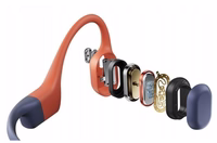 Shokz OpenSwim Pro punane belaidės kaulų laidumo ausinės