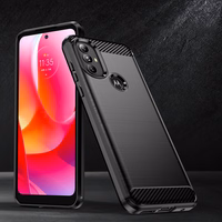 Carbon Case Paindlik ümbris Motorola Moto G Power 2022 must