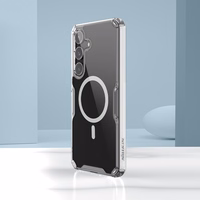 Nillkin Nature Pro armored ümbris with a magnetic ring jaoks Samsung Galaxy S24+ - valge