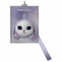 Nimmy Big Eyed Pet 2.0 Rabbit 3-in-1 Phone Bag + Wallet + Tracker Ümbris - Lilla