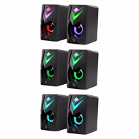 PC Speakers 2.0 DEFENDER J4 2.0 6W LED USB must