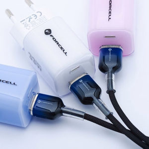 Kaabel USB A to Lightning Forcell F-Energy 2,4A 12W Gradient 1 m C353 must