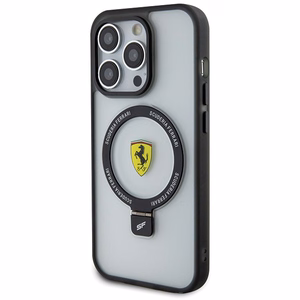 Ferrari FEHMP15LUSCAH iPhone 15 Pro 6.1" läbipaistev hardcase Ring Stand 2023 Collection MagSafe