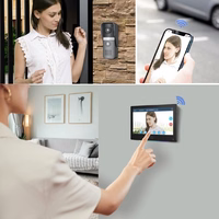 Video interkom, Tuya, Wi-Fi, 2-juhtmeline