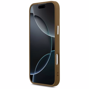 Guess Triangle Logo MagSafe ümbris jaoks iPhone 17 Pro - brown