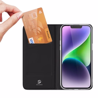 DUX DUCIS wallet ümbris SKIN PRO jaoks IPHONE 15 Plus must