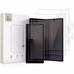 Kaitsekomplekt Samsung Galaxy Z Fold 8 Ultra jaoks: 2x Tech-Protect Glass Fit+ karastatud klaasi ja 2x Tech-Protect Hydro Flex+ 4in1 hüdrogeelkilet