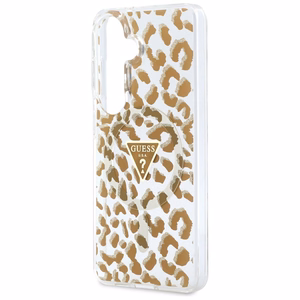 Guess ümbris IML Leopard Print Triangle MagSafe for Samsung Galaxy S26 pruun