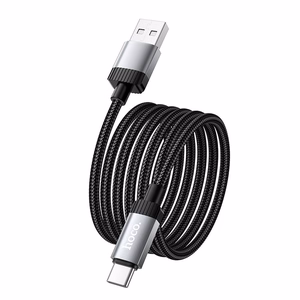 Кабель USB A to USB C Hoco 3A 1 m X117 черный