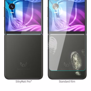 Tecno Phantom V Flip2 (front) – 3mk Silky Matt Pro telefoni ekraanikaitse