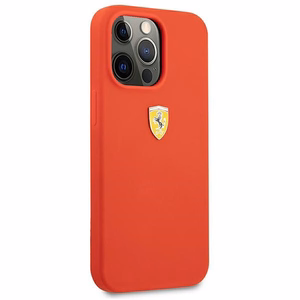Ferrari FESSIHCP13XRE iPhone 13 Pro Max 6.7" punane/punane kõvakaaneline silikoonist ümbris