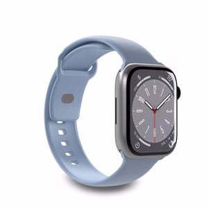 Силиконовый ремешок Puro Icon для Apple Watch 38 / 40 / 41 мм - голубой (2 шт.)