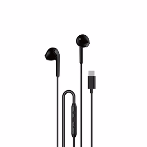 Dudao X3C In-Ear Wired USB-C Kõrvaklapid 1.2m - Must