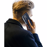 DUX DUCIS wallet ümbris SKIN PRO jaoks IPHONE 15 Pro sinine