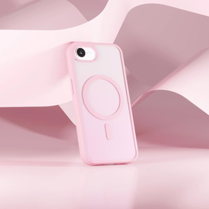 Puro Cover in TPU "GRADIENT" with Magsafe and gradient effect jaoks iPhone 16E, roosa