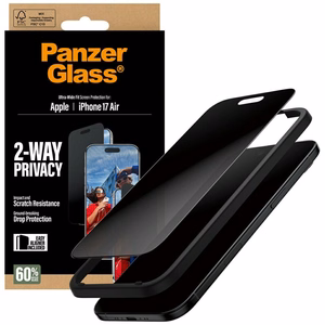 PanzerGlass Ultra-Wide Fit EasyAligner Privaatsus Glass jaoks iPhone Air