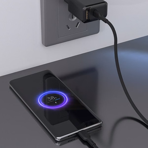 Dudao L9C 65W USB-C - USB-C 1m Cable - Black