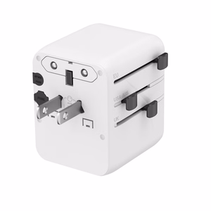 Gembird TPA-1A2C20-01-W universaalne reisiadapter, 20 W, valge