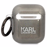 Karl Lagerfeld KLA2HNKCTGK Airpods 1/2 cover must/must Gliter Karl&Choupette