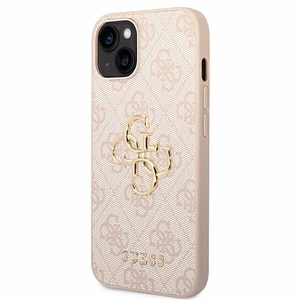 GUESS ümbris jaoks IPHONE 13 / 14 / 15 GUHCP14S4GMGPI (4G Big Metal Logo) roosa