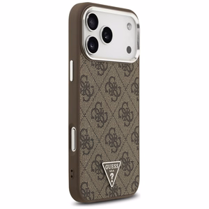 Guess 4G Triangle Logo MagSafe ümbris jaoks iPhone 17 Pro Max - brown