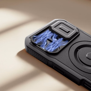 Tech-Protect Kevlar MagSafe ümbris jaoks iPhone 17 - must