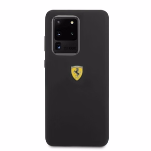 Ferrari жёсткий чехол FESSIHCS69BK S20 Ultra G988 чёрный/чёрный Silicone