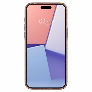Spigen Liquid Crystal Glitter iPhone 15 Pro Max Ümbris - roosa/Clear
