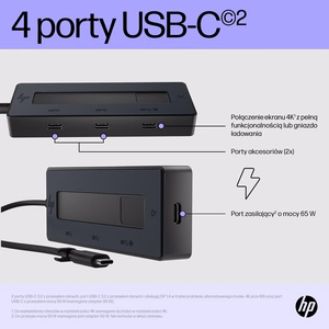 HP 4K USB-C multifunktsionaalne jaotur