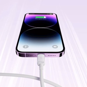 Joyroom Multi-Color Series A14 Lightning / USB-A 2.4A 1.2 m cable - white