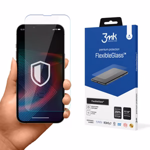 Karastatud klaas iPhone 14 Pro / iPhone 14 hübriidile flexi 7H 3mk FlexibleGlass sarjast, karastatud klaas iPhone 14 Pro / iPhone 14 hübriidile flexi 7H