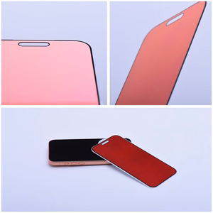 Bestsuit 5D Colorful Privacy 180 painduv hübriidkaitseklaas iPhone 13 / 13 Pro / 14 / 16e / 17e (SE 4 2025) mudelitele, magenta