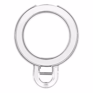 Phone stand CIRCLE - stick-on - hõbedane