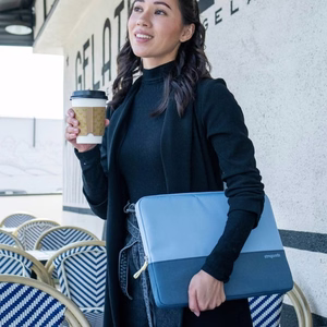 STM Origin sülearvutiümbris 14-tollisele MacBook Prole ja enamikule 14-tollistele sülearvutitele, liustikusinine