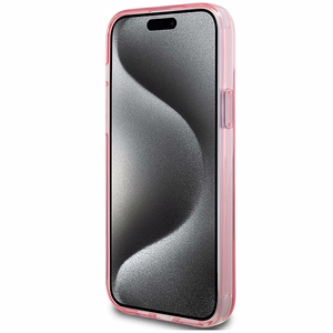 Karl Lagerfeld Ring Stand Karl&Choupette MagSafe ümbris jaoks iPhone 15 Plus - roosa