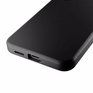 Puro Icon Silicone Ümbris jaoks Samsung Galaxy S25+ - must