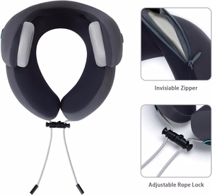 Travel pillow with noise cancellation Reach ANC, gray