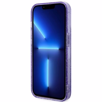 Guess GUHMP14XHCMCGU iPhone 14 Pro Max 6.7" lilla/lilla hardcase Glitter kuldne MagSafe