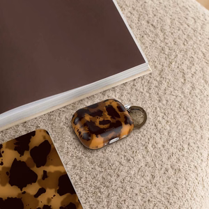 Tech-Protect Lamano ümbris jaoks AirPods Pro 3 - must and brown