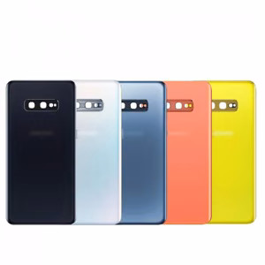 Tagakaas Ühildub Samsung G970 S10e / Prism Valge / (koos camera lens) HQ